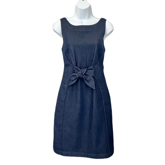 Anthropologie Dresses & Skirts - Anthropologie Holding Horses ‘Clara’ Dark Denim Sleeveless Tie Dress, Size 4